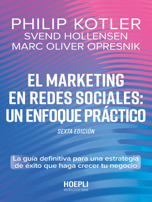 Title details for El marketing en redes sociales by Philip Kotler - Available